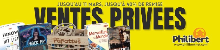 Du mercredi 5 au mardi 11 mars, jusqu'à 40% de remise sur une sélection de jeux.