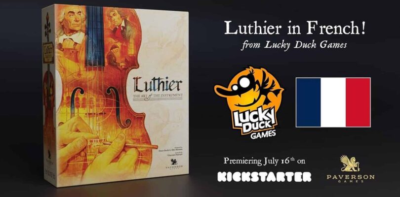 Luthier, en français chez Lucky Duck Games